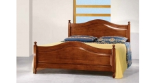 Masivní stylová dvoulůžková postel R