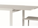 Jídelní stůl bílý - rozkládací 90x90