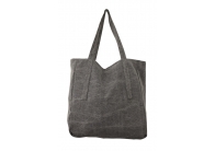 Taška nákupní přes rameno 40x37x14 černá efekt jeans Taška nákupní přes rameno 40x37x14 černá efekt jeans