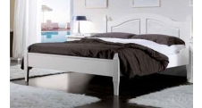 Masivní stylová dvoulůžková postel ve stylu provance R