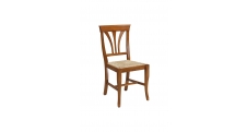 Stylová masivní židle standard slaměná sedací část R