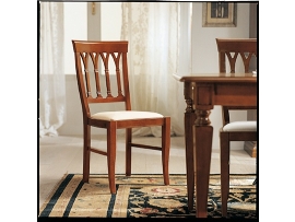 Stylová masivní židle standard polstrovaná sedací část R