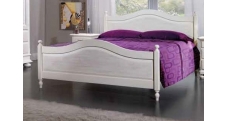 Masivní stylová dvoulůžková postel ve stylu provance R