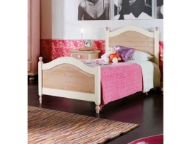 Masivní stylová jednolůžková postel R