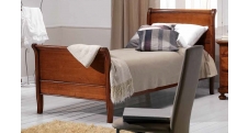 Masivní stylová jednolůžková postel R