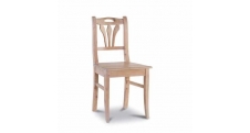 Stylová masivní židle - celomasiv