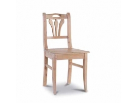 Stylová masivní židle - celomasiv