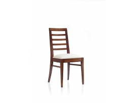 Stylová masivní židle - polstrovaná