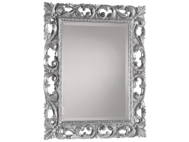 Obdélníkové zrcadlo - rám ve stříbro R