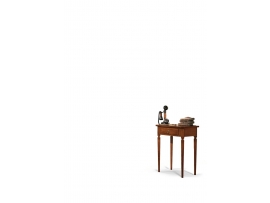 Telefonní stolek se šuplíkem v odstínu ořech základ R
