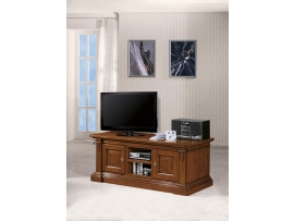 TV komoda s dvířky a ornamenty