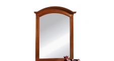 Zrcadlo ve stylovém masivním rámu tvarované R