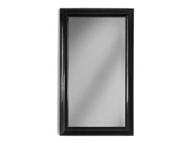 Zrcadlo v černém lesklém rámu R