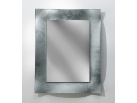 Zrcadlo na stříbrném barevném skle R