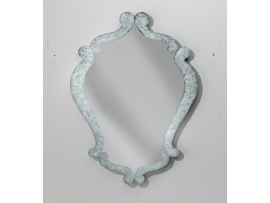 Zrcadlo tvarované ve stříbrném štěrku R