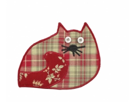 Textilní podšálek Kočka set 2ks