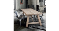 Masivní stůl dřevěné nohy 250x100x6