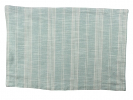 Prostírání bavlna 33x48 set 2 ks tyrkys pruh