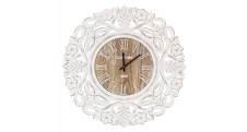 Nástěnné hodiny rám květ ornamenty